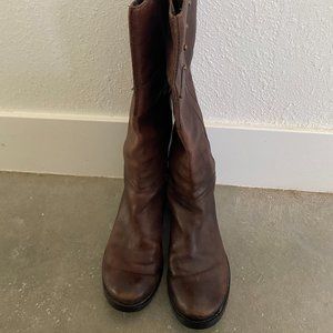 Soft Brown Leather Nine West Riding Boots